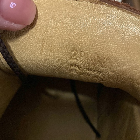 Leon Mexico handcrafted Chukka boots men’s 11 burnished brown Leather soft - Picture 10 of 11